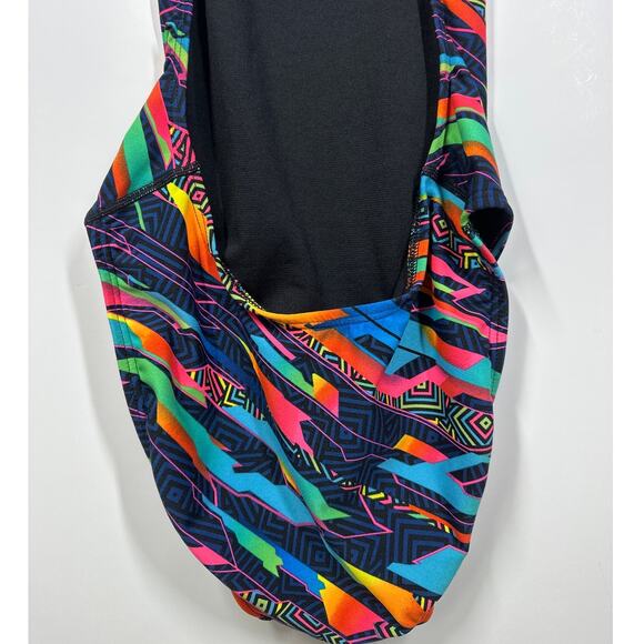 TYR Women's Ardent Diamondfit One Piece Performance Swimsuit Neon Colors Size 32 - Picture 6 of 9